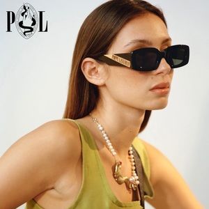 Poppy Lissiman - the stevie thin black sunglasses